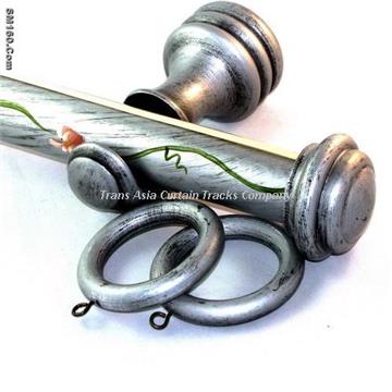 Decorative curtain rods D