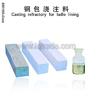 Castable for ladle 