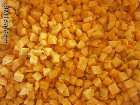 frozen aricot diced/halves