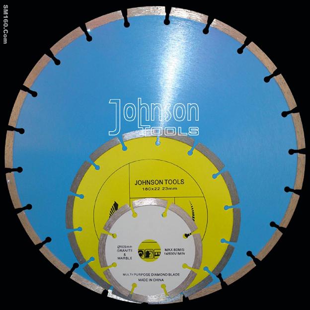 Sintered segment saw blade