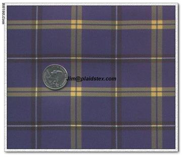 Polyester yarn dyed plaid fabric