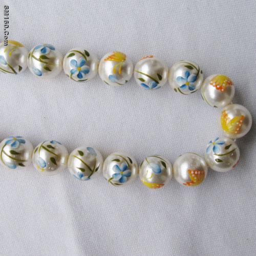 shell pearl bead,flower shell pearl,shell imitationpearl