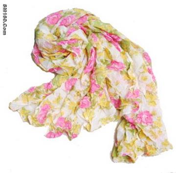 Fashion chiffon scarf 090609 (fashionscarfsmelody@126.com)