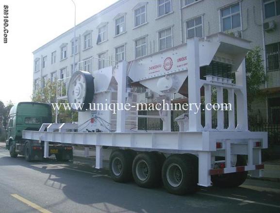 Mobile stone crusher