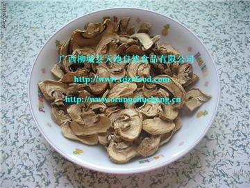Dry mushroom slices