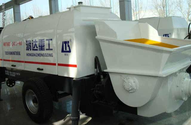 trailer concrete pump