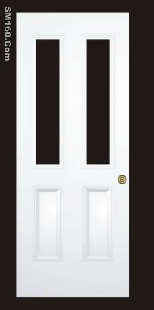 4 panel pre-cut-out door