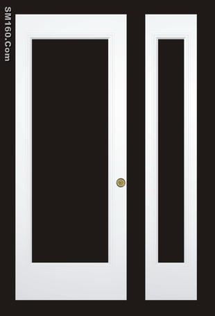 pre-cut-out double door