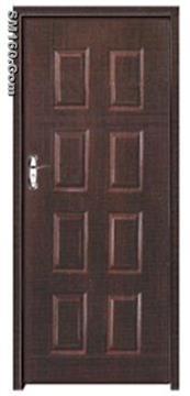 8 panel pvc coated door