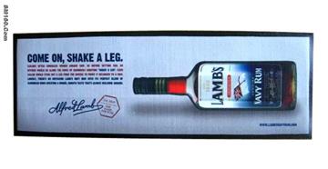 Rubber bar mat