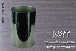 Stainless steel waste barrels
