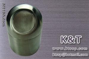 Stainless steel desktop trash bins