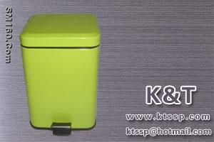 Stainless steel square trash bins