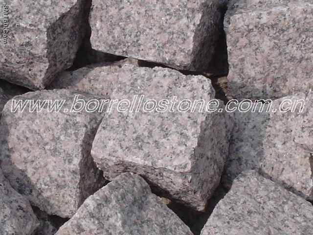 millstone, cube, setts, natural stone