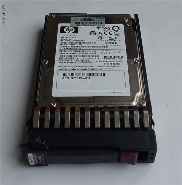 HP (Hewlett-Packard) SAS Hot Plug 146GB Hard Drive 