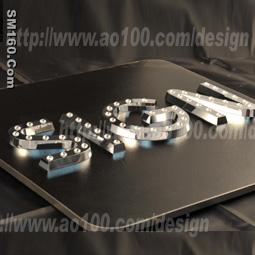 waterproof LED letter sign