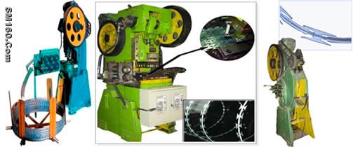razor wire machine