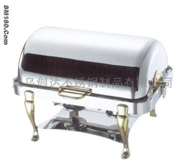 Stainless steel buffet stove