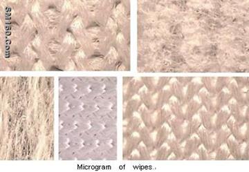 Lint-free cleanroom wipes