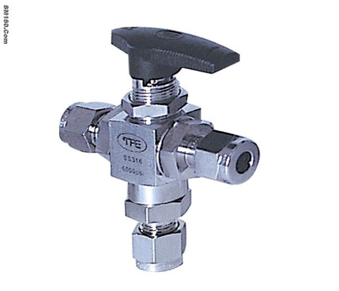 JPE 3WAY-BALL VALVE-TUBE END
