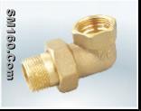 Compression coupling or compression elbow for water meter