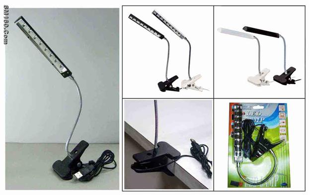 USB light  with clip