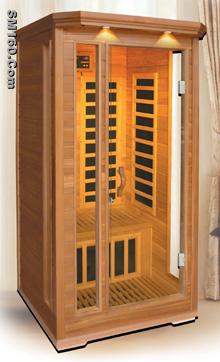 luxury infrared sauna room