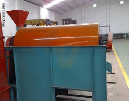 Malt decluming machine