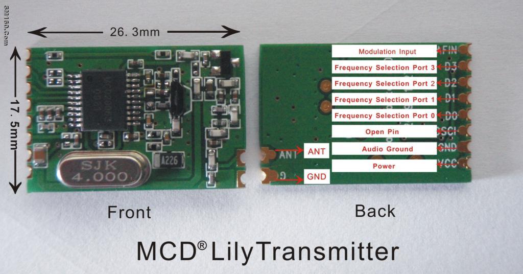 Wireless Audio Baby Monitor Transmitter Module