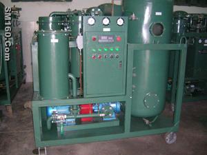 Turbine oil vacuum oil purification