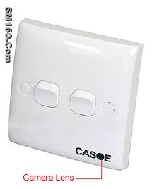 Spy Light Switch Camera DVR Human Body Sensor