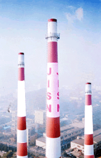 painting color wheel on chimney
