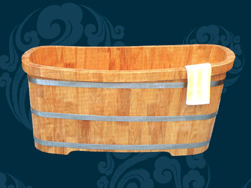 Wooden Bathtub
