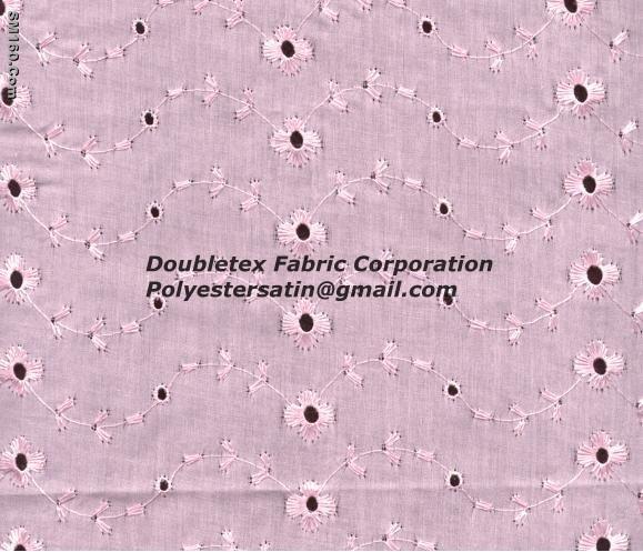 All over eyelet embroidery fabric