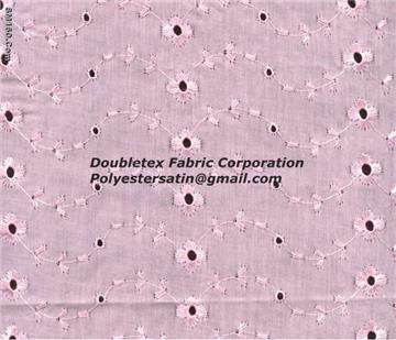 All over eyelet embroidery fabric
