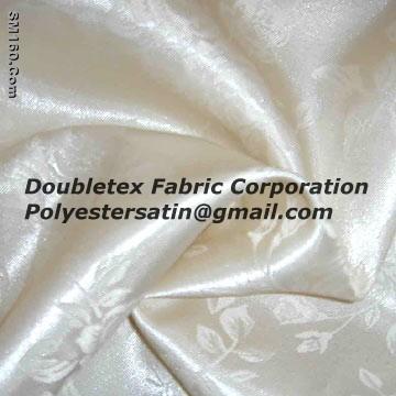 jacquard satin, brocade satin, white brocade satin