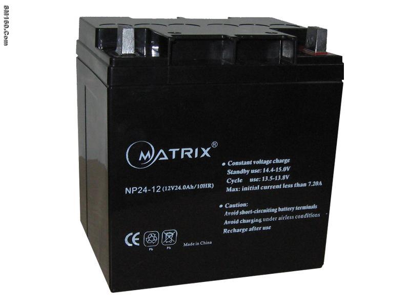 lead-acid batteries 12V24Ah 