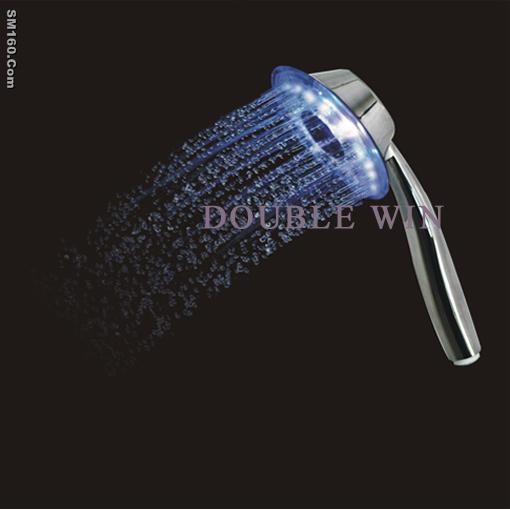 temperature controlled LED shower head