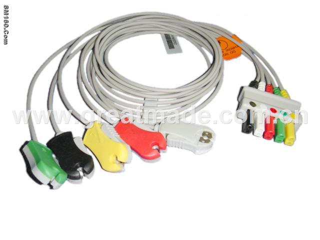 Siemens 5-lead grabber leadwires