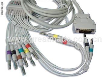 Mortara_10_Lead_EKG_Cable_with_leadwires.