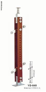 Stainless steel laminated wood column YD-848
