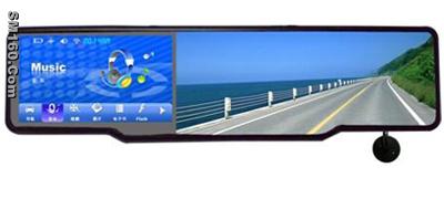 Rear view mirror GPS