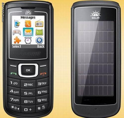Solar mobile phones