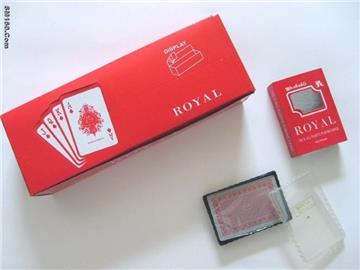 PVC playing card