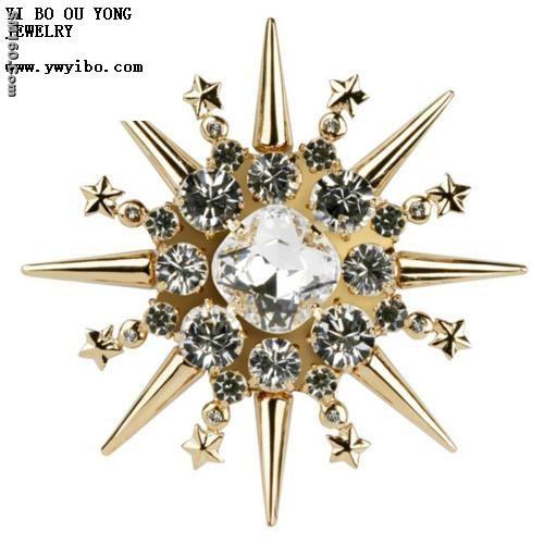 Fashionable   Crystal  Diamond  Brooches