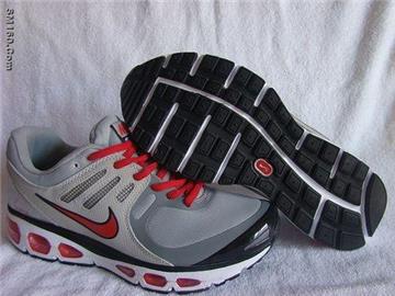 Mens Nike airmax 0210 shoes grey red and black --free shipping