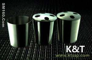 Stainless steel mouth cup and toothbrush cup