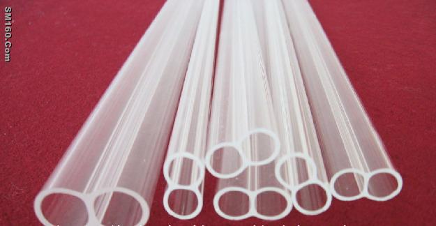 Quartz tubes with two holes