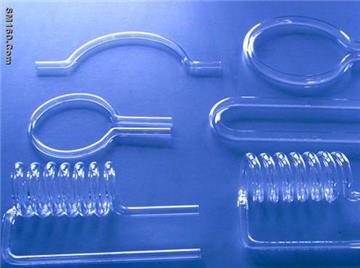 Irregular shapes of quartz glass tube