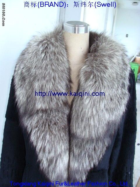 fur garment accessories silver fox fur collars tops
